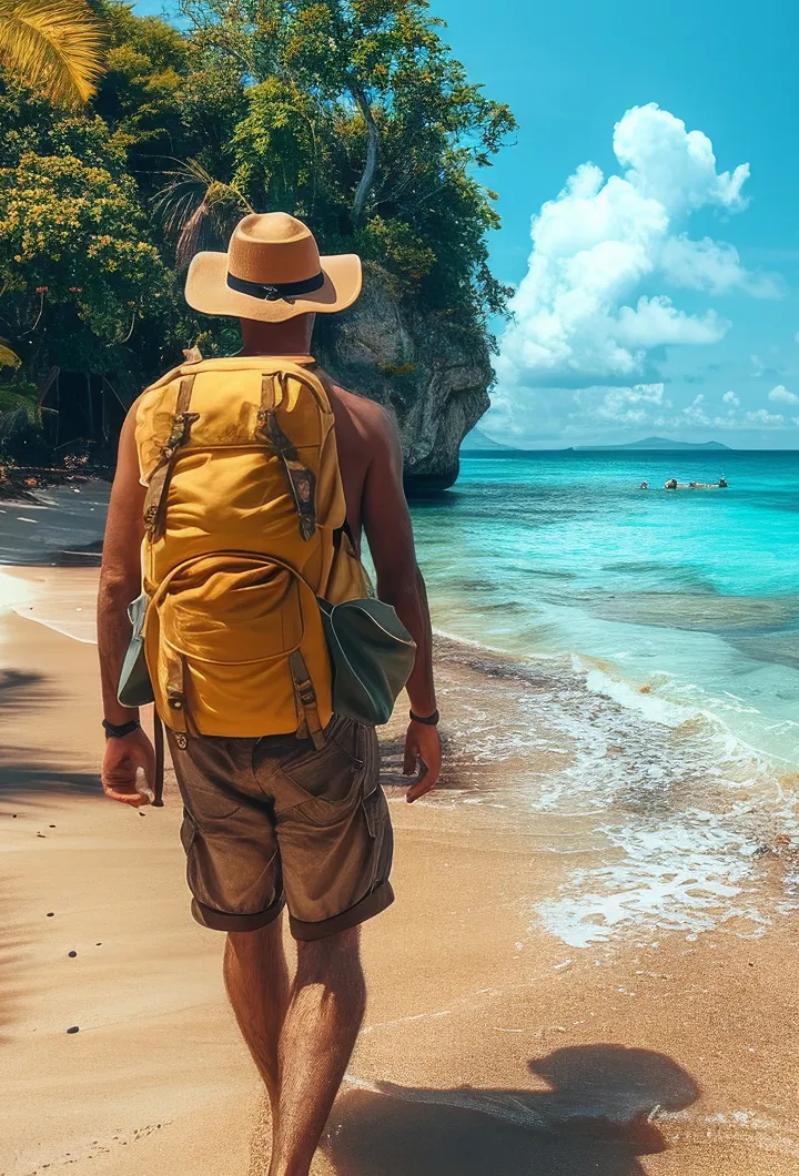 Colombier by foot, barefoot